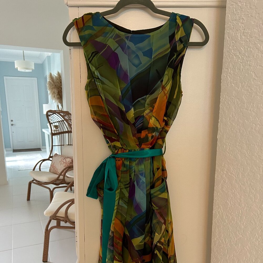 Miss Sixty Multicolor Abstract Dress